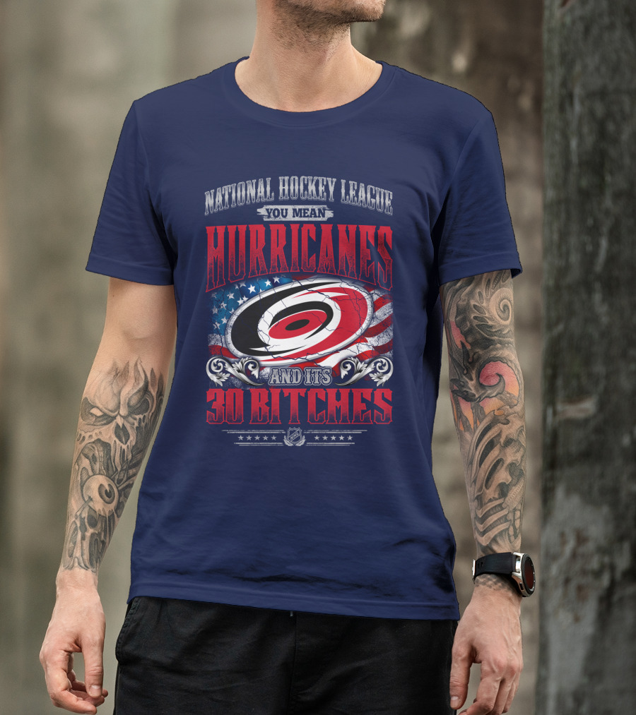 National Hockey League You Mean Hurricanes And Its 30 Bitches T-Shirt