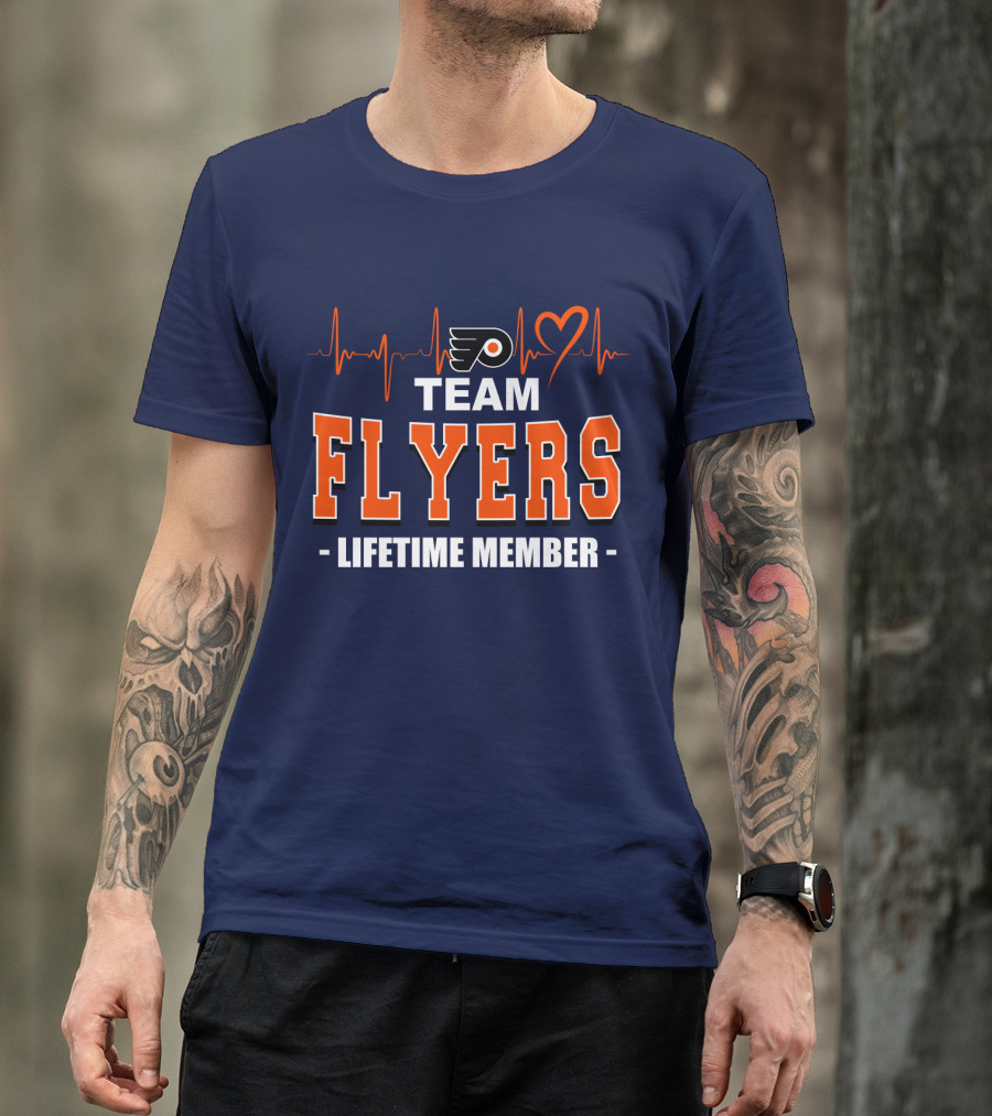 Team Flyers Philadelphia Lifetime Member T-Shirt