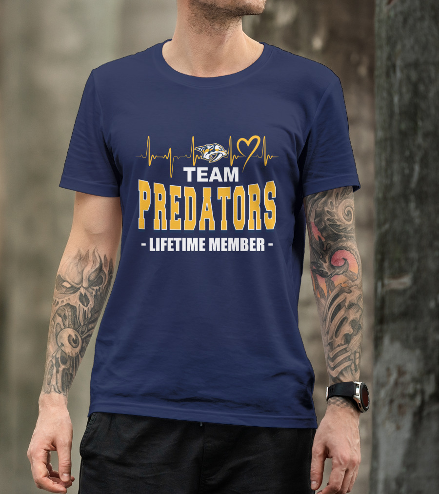Team Predators Lifetime Member T-Shirt