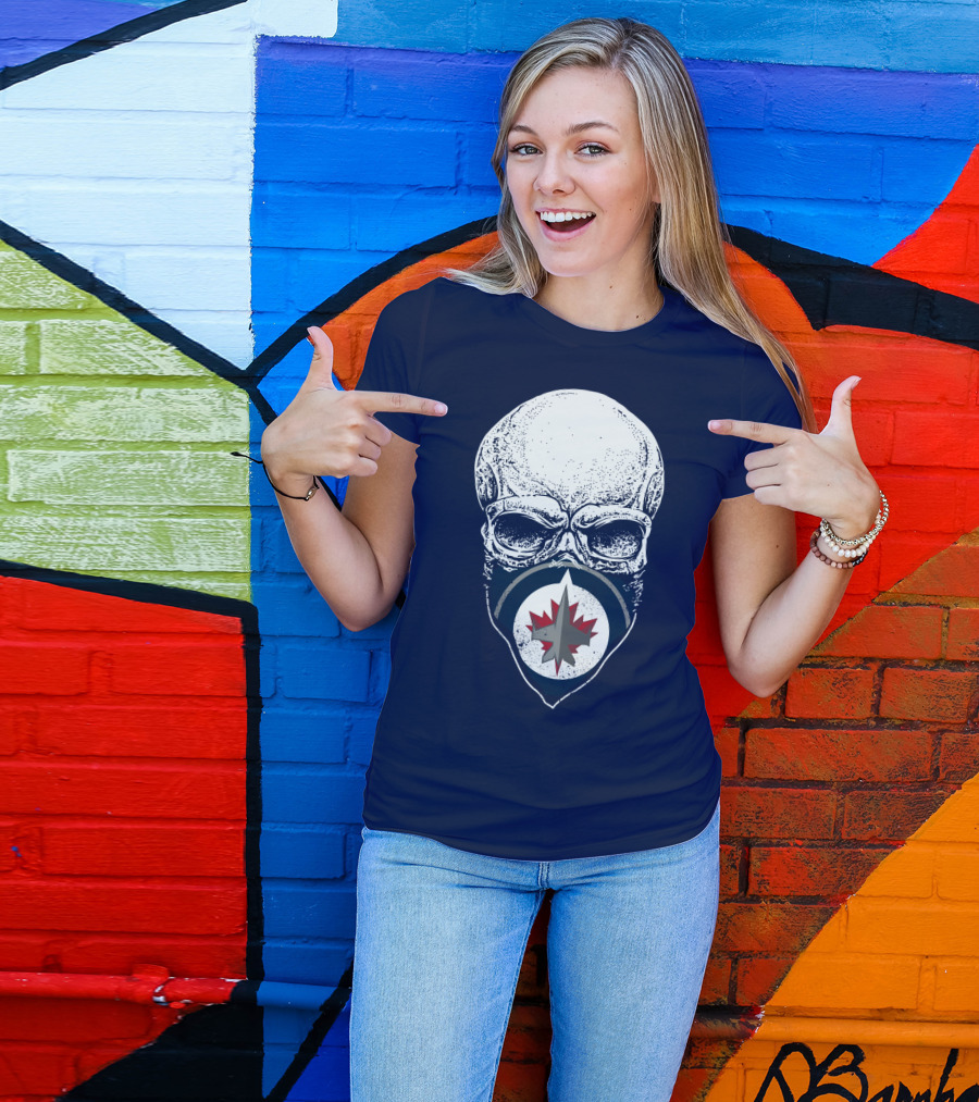 Winnipeg Jets Skull T-Shirt