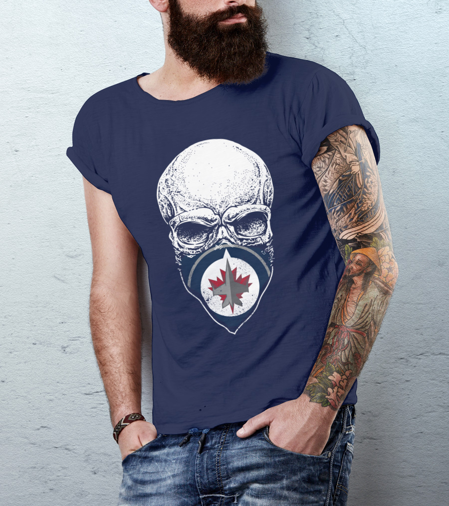 Winnipeg Jets Skull T-Shirt