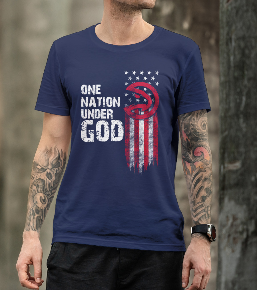 One Nation Under God Atlanta Hawks T-Shirt