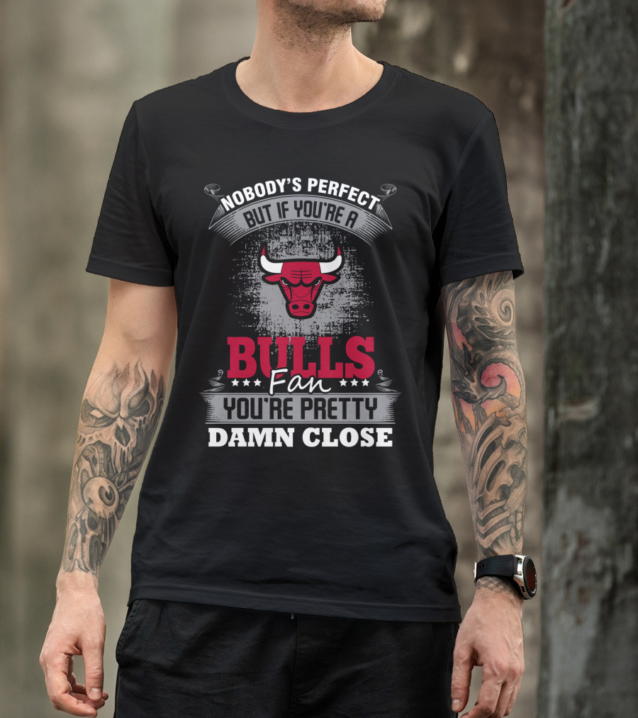 Nobody's Perfect But If You're A Bulls Fan You're Pretty Damn Close T-Shirt