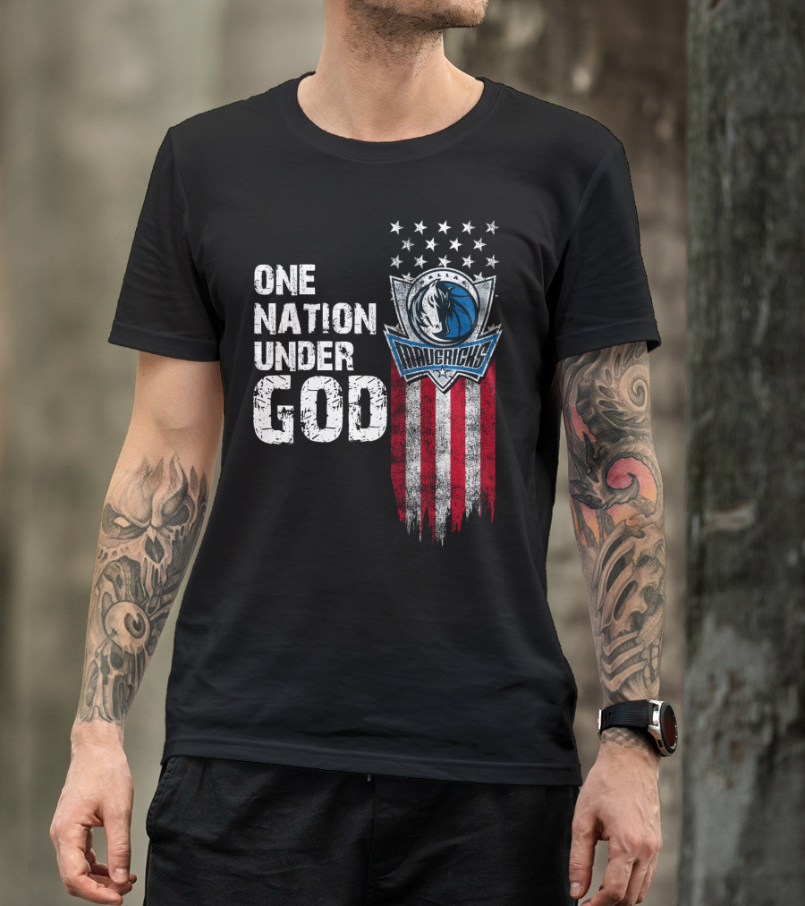 One Nation Under God Dallas Mavericks T-Shirt