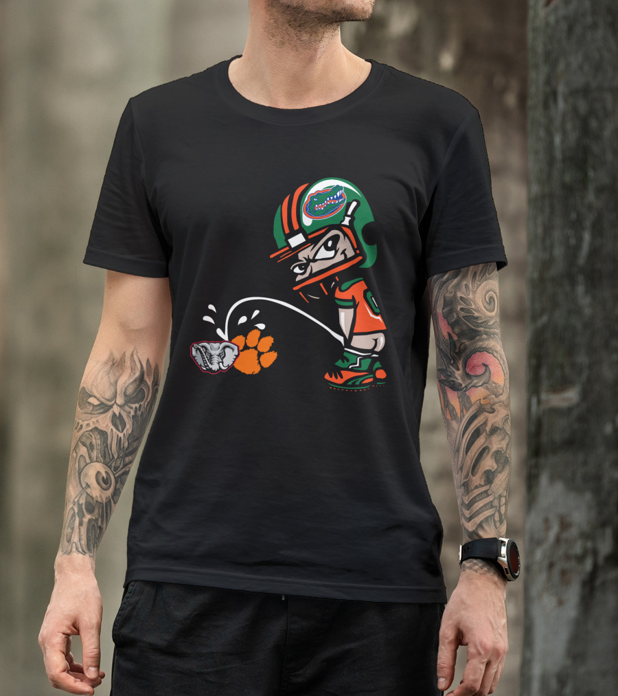 Florida Gators Rivalry Football Logo And Mascot Dispute T-Shirt