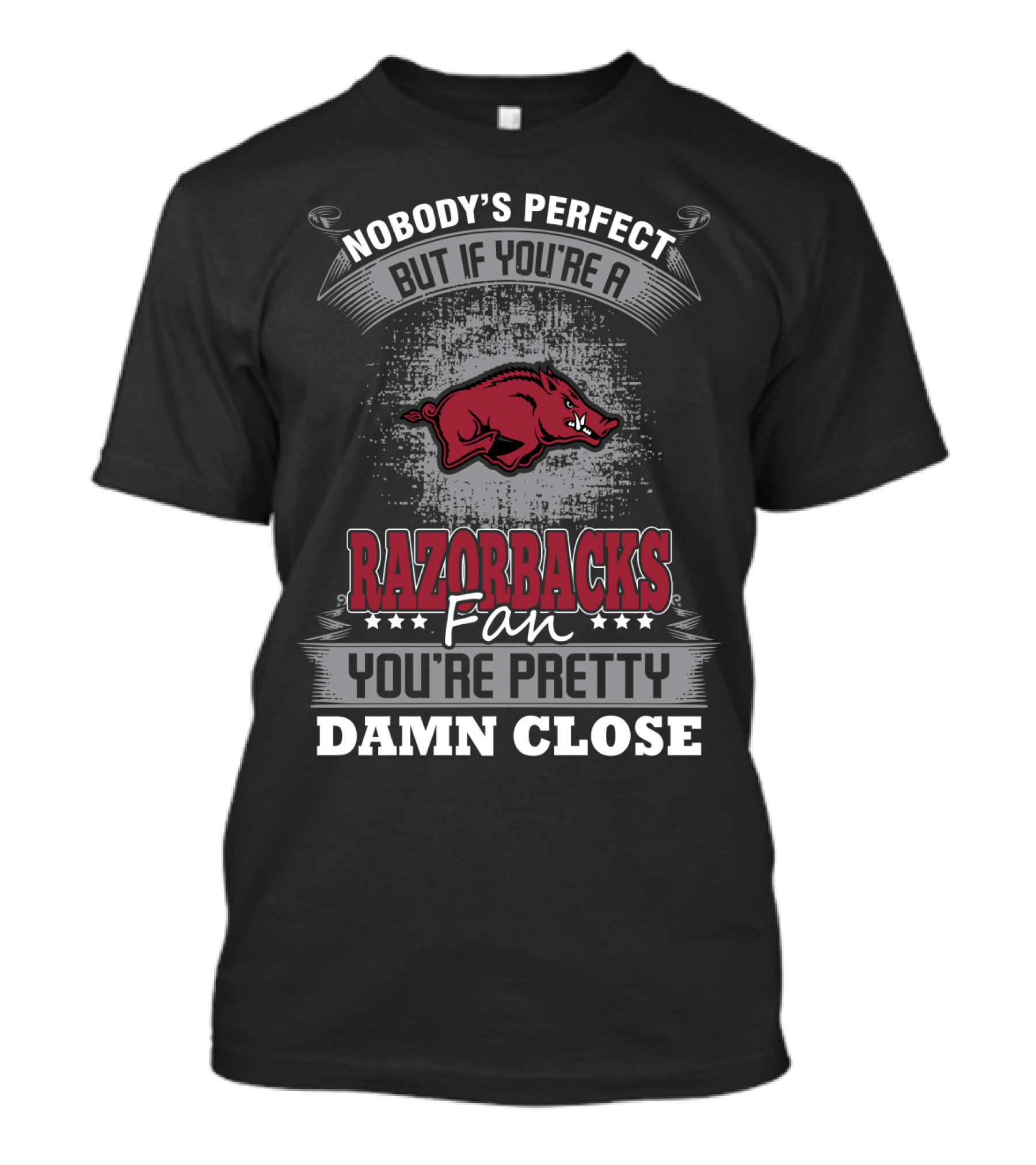 Nobody's Perfect But If You're A Razorbacks Fan You're Pretty Damn Close T-Shirt