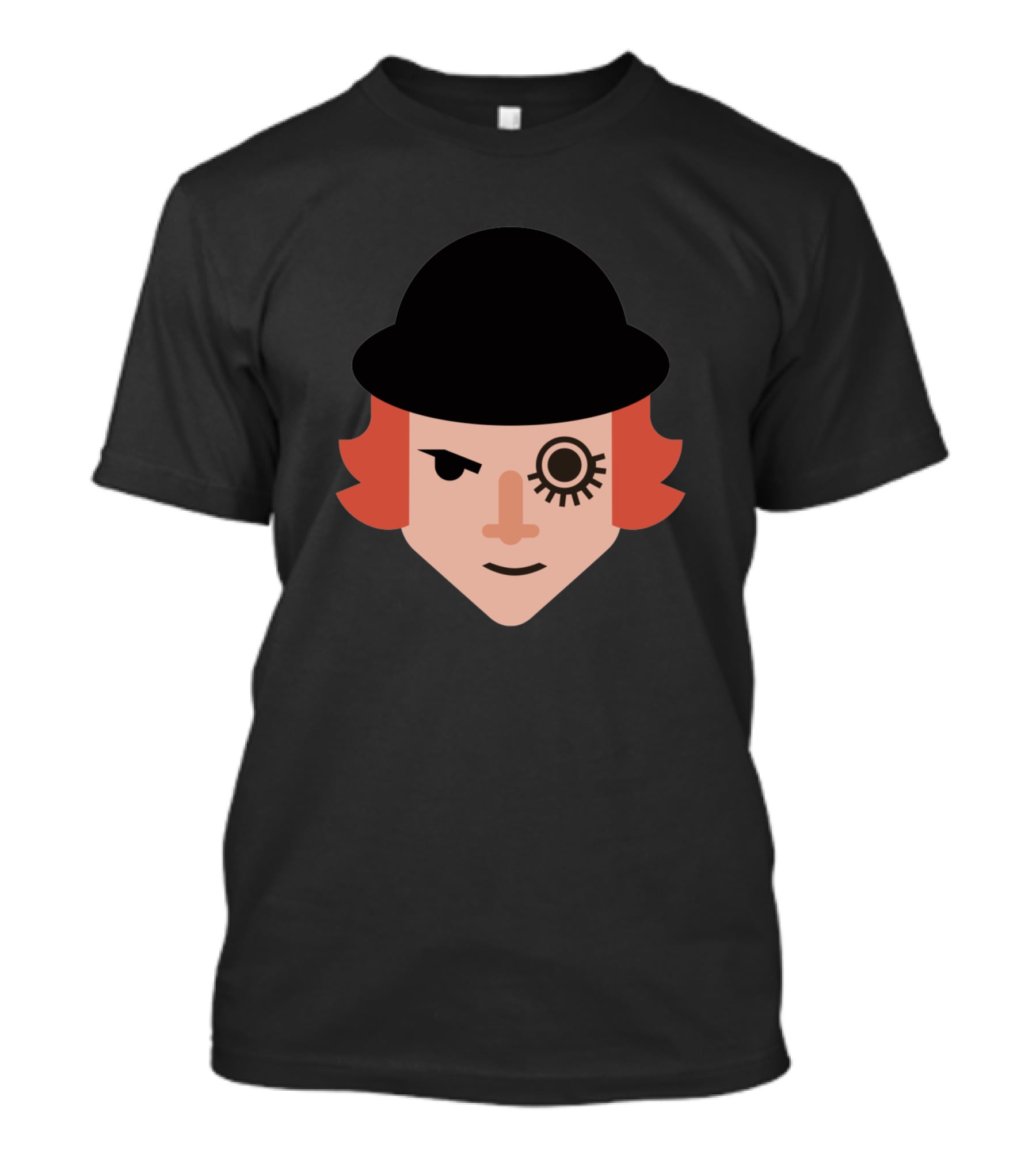 Alex D Clockwork Orange Iconic Bowler Hat Eyelashтересен T-Shirt