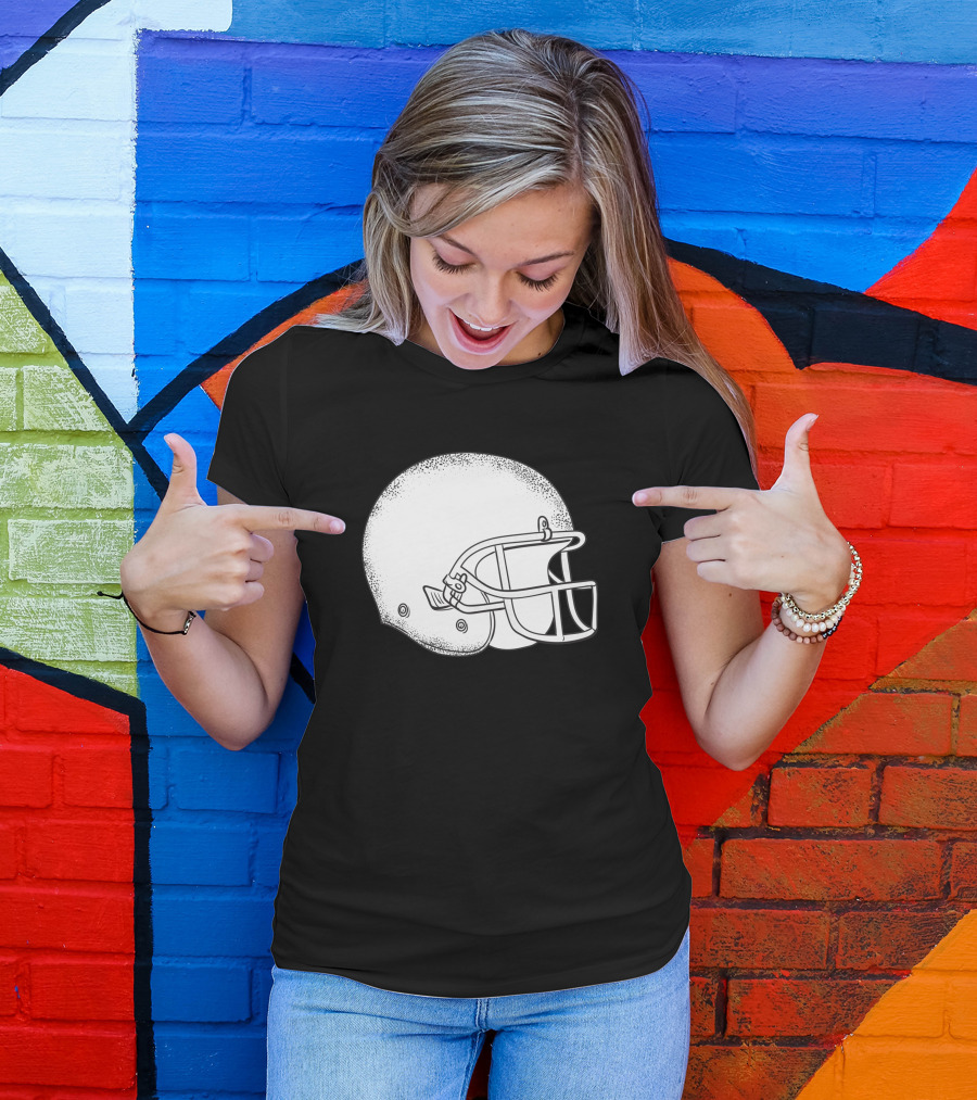 American Football Helmet T-Shirt