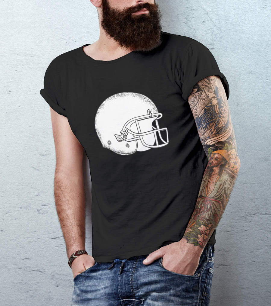 American Football Helmet T-Shirt