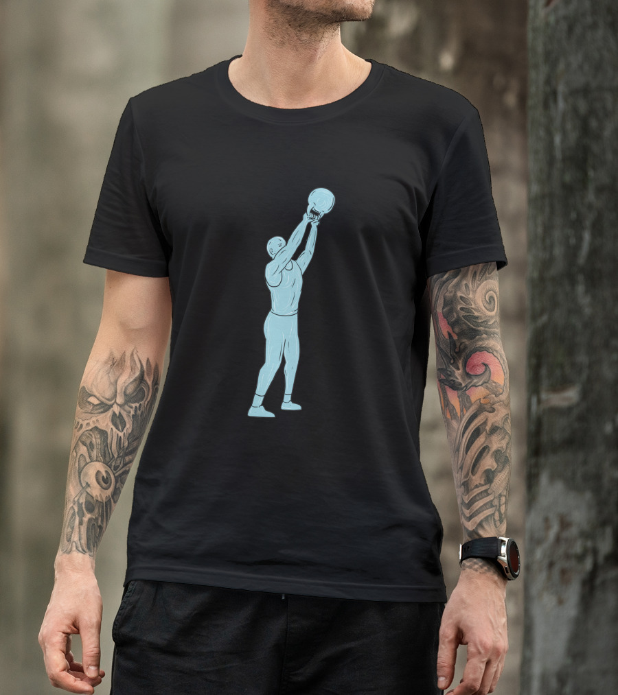Kettlebell Swing Athlete Fitness Workout T-Shirt