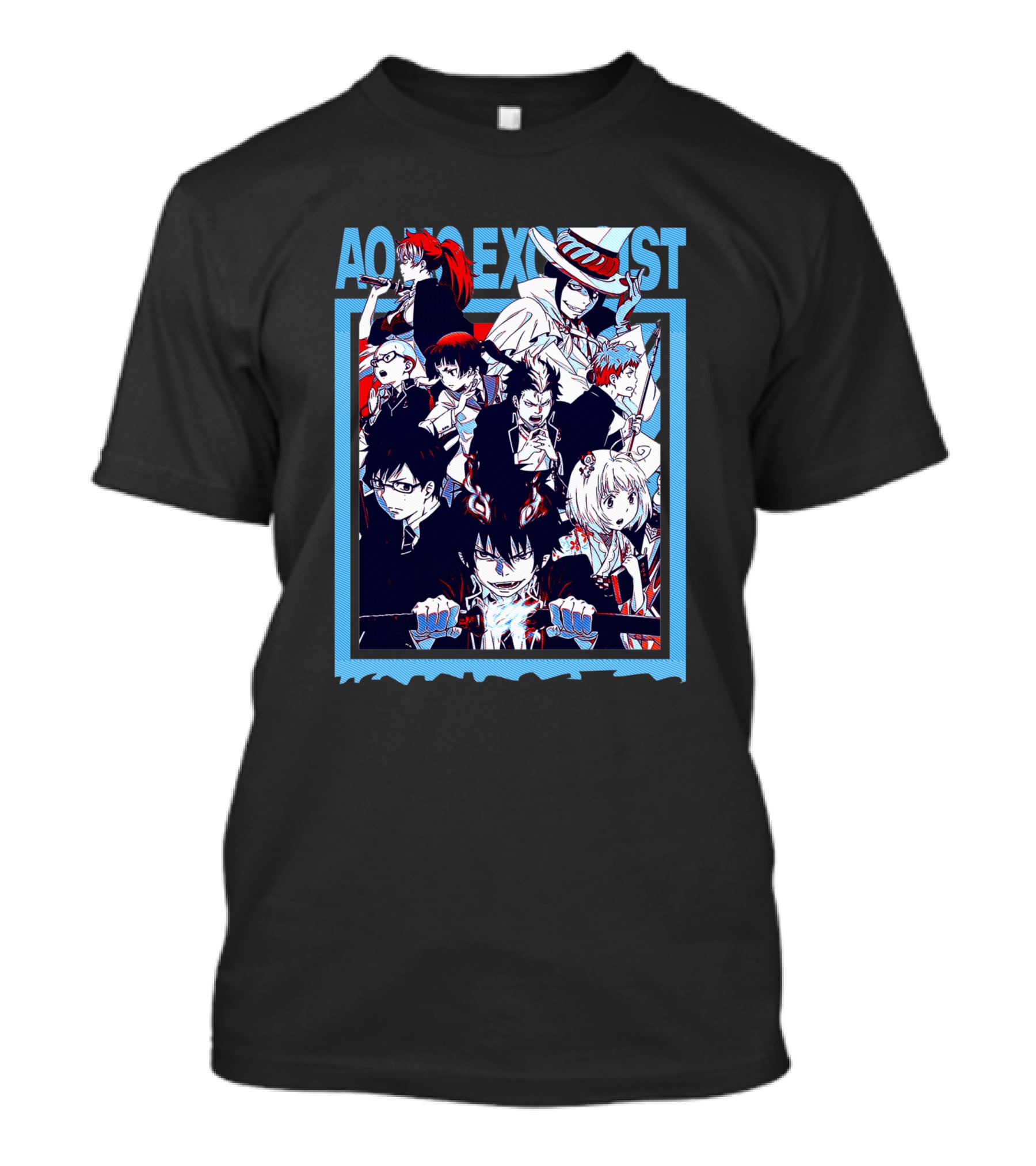 Ao No Exorcist 1477803 Anime Characters Collage T-Shirt