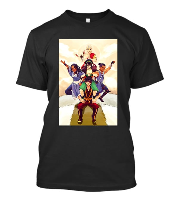 Avatar The Last Airbender Team Pyramid Clouds Sun 1367133 T-Shirt