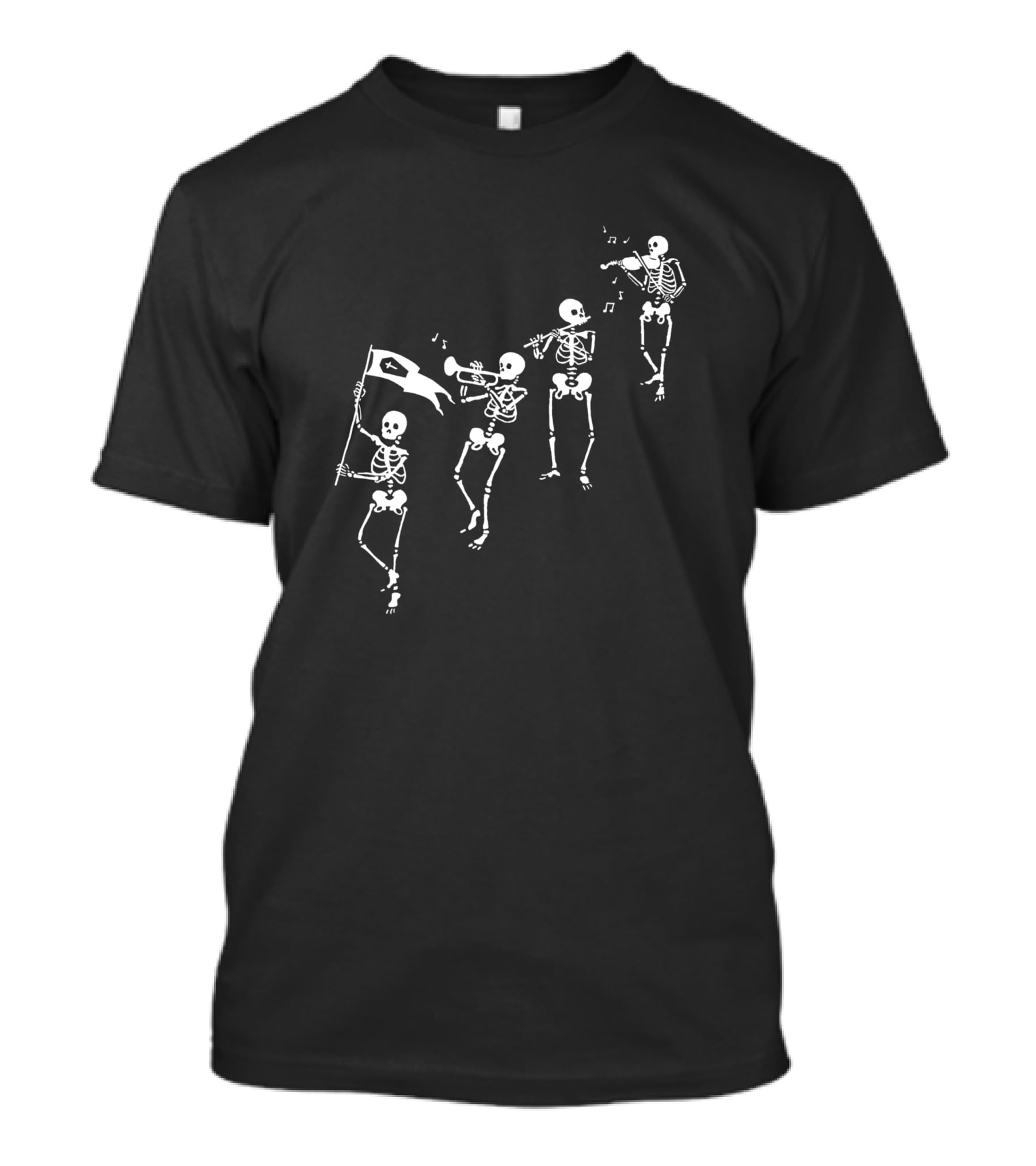 Bag O' Bones Boogie Skeleton Parade Music 1739405 T-Shirt