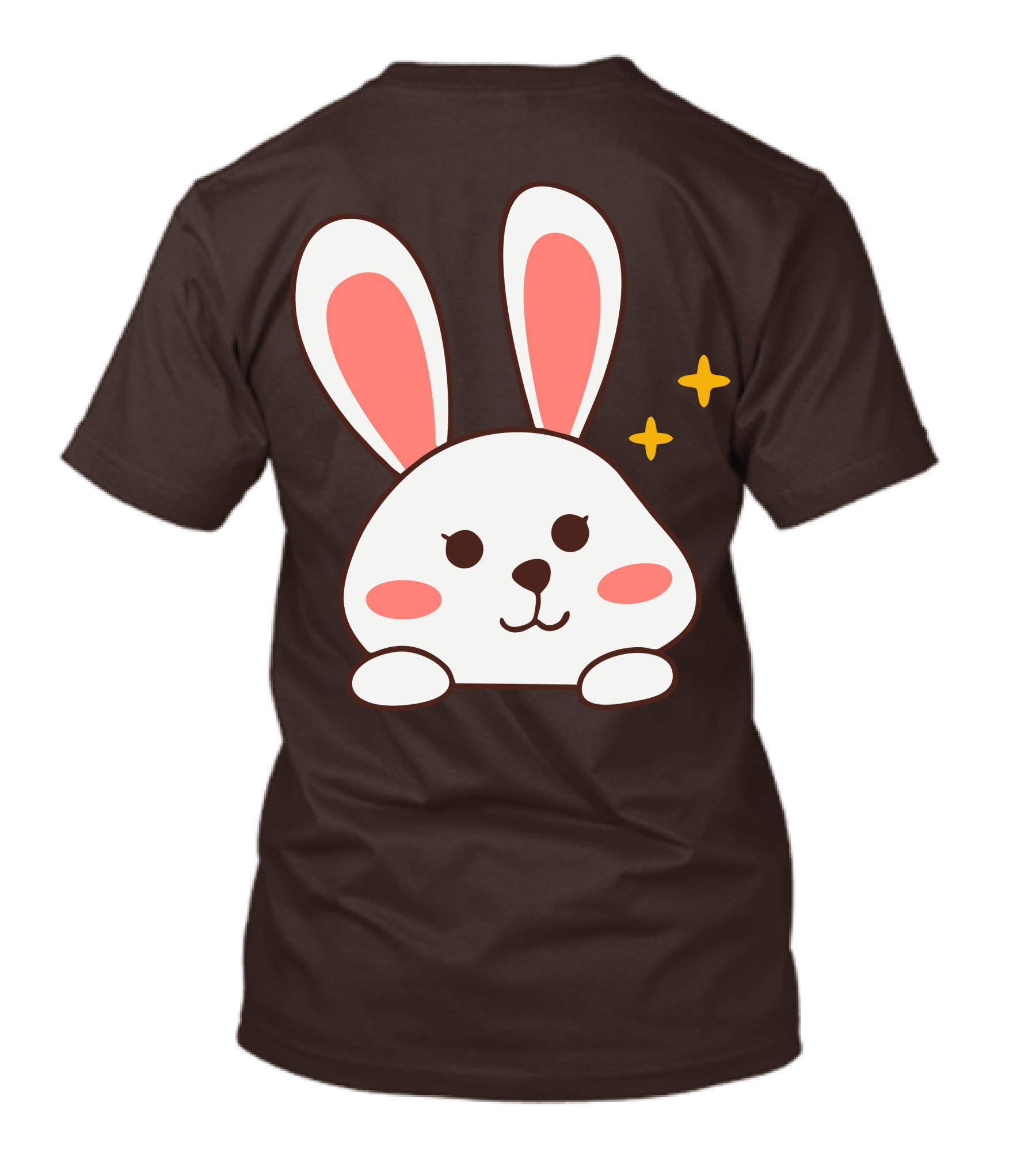 Cute Leveret Bunny Face With Sparkles T-Shirt