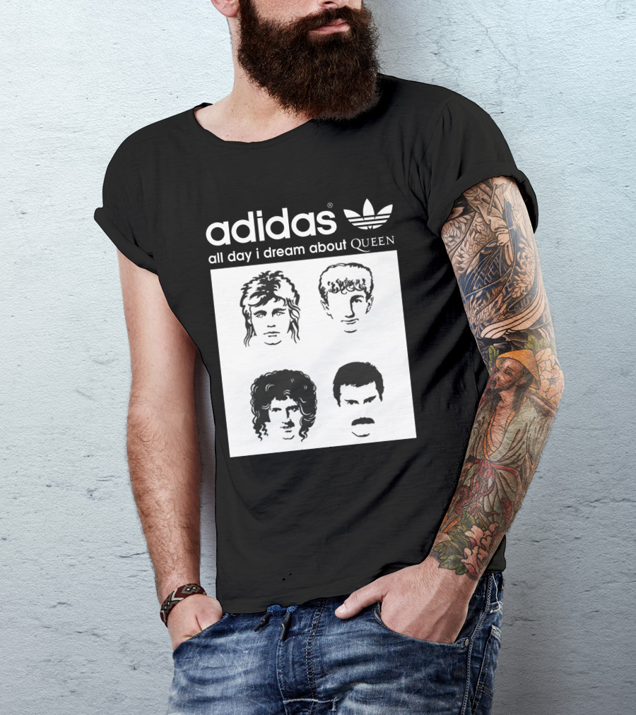 Queen Band Members Iconic Faces 19 T-Shirt
