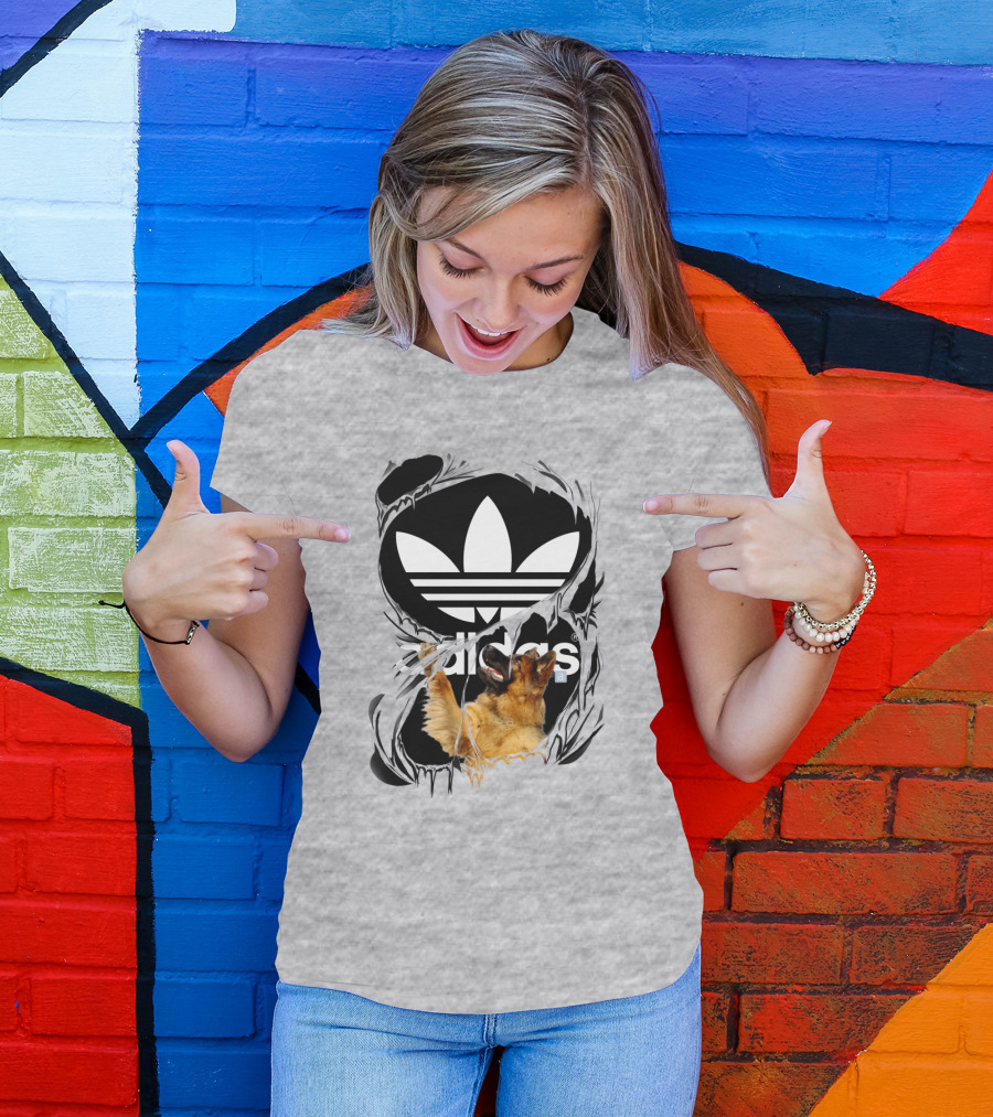 German Shepherd Torn T-Shirt