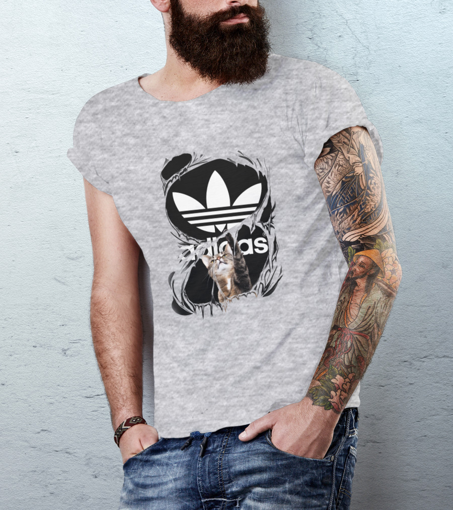 Trefoil Cat Scratch T-Shirt