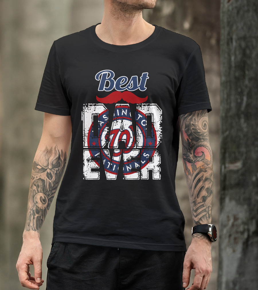 Best Washington Nationals Dad Ever T-Shirt