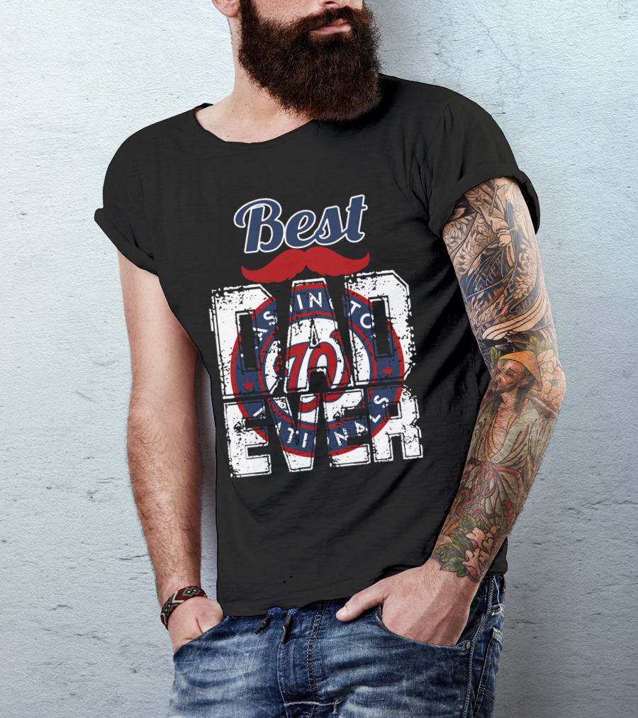 Best Washington Nationals Dad Ever T-Shirt