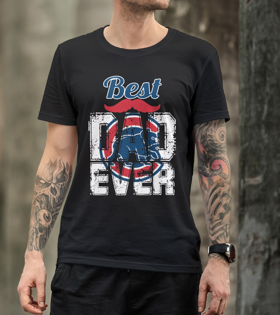 Best Dad Ever Cubs T-Shirt