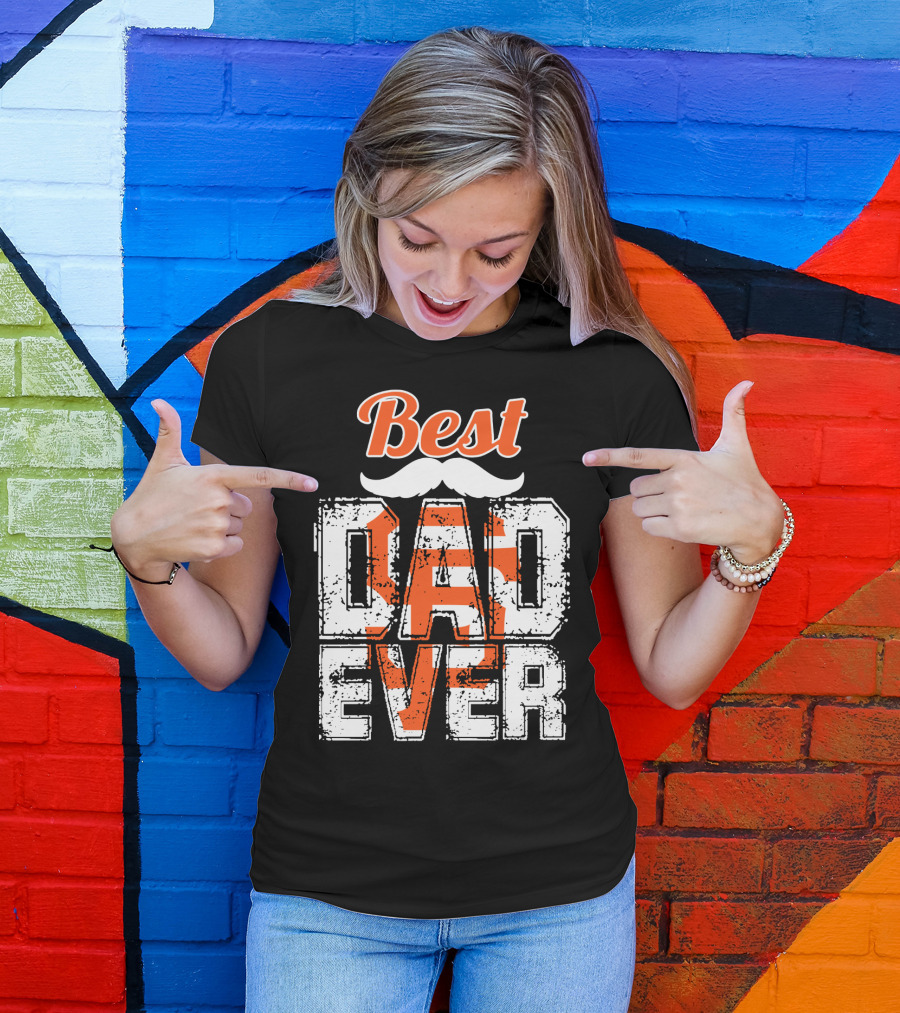 Best Dad Ever Giants Fan T-Shirt