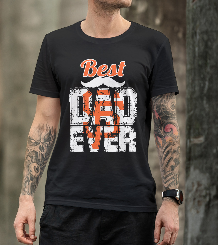 Best Dad Ever Giants Fan T-Shirt