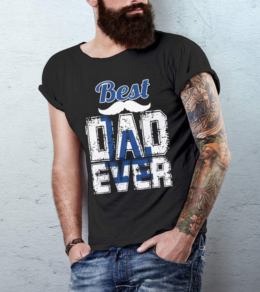 Best Dad Ever Dodgers T-Shirt