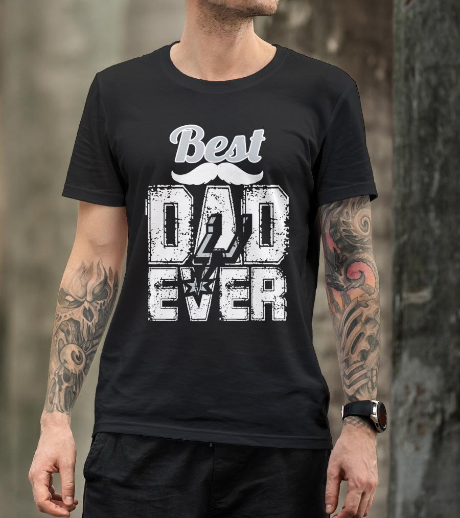 Best Dad Ever Spurs T-Shirt