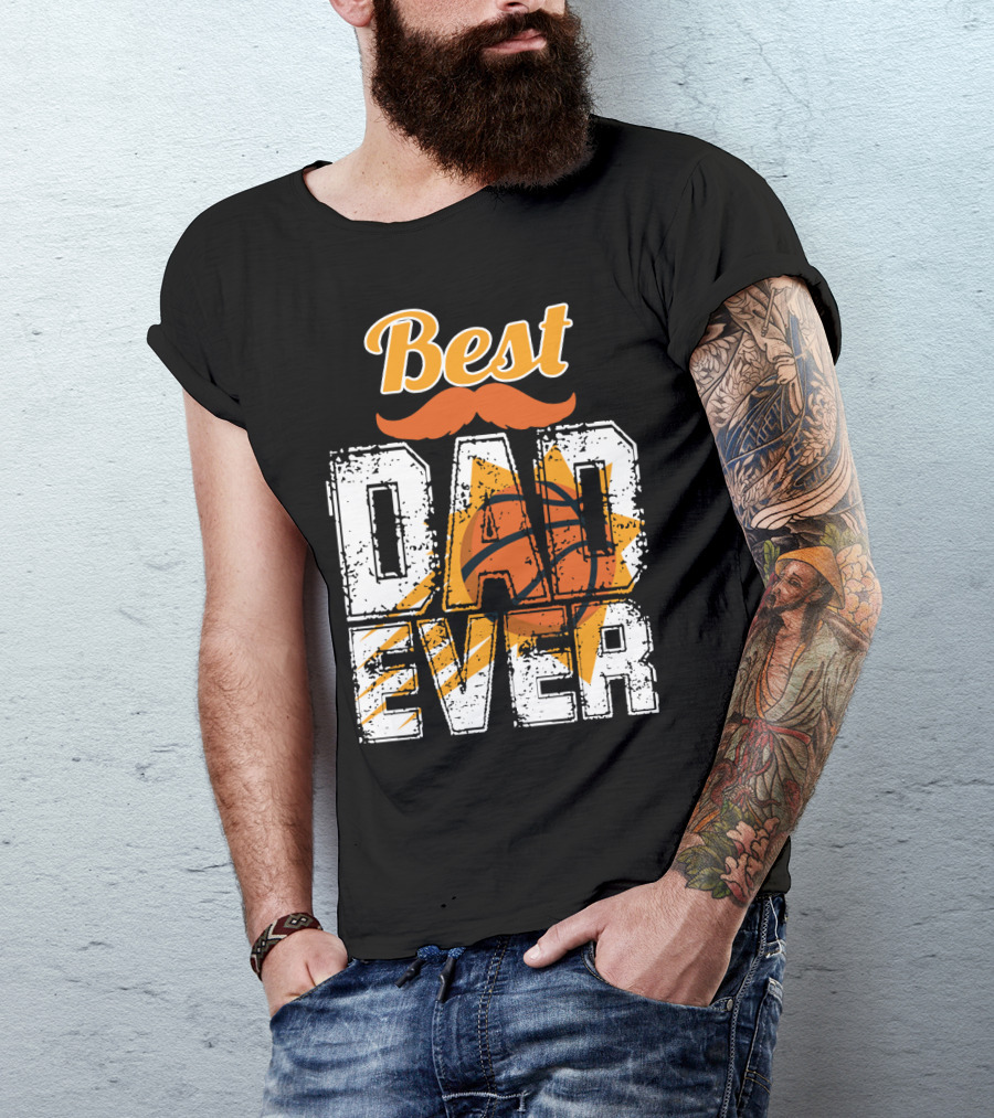 Best Dad Ever Phoenix Suns Basketball T-Shirt