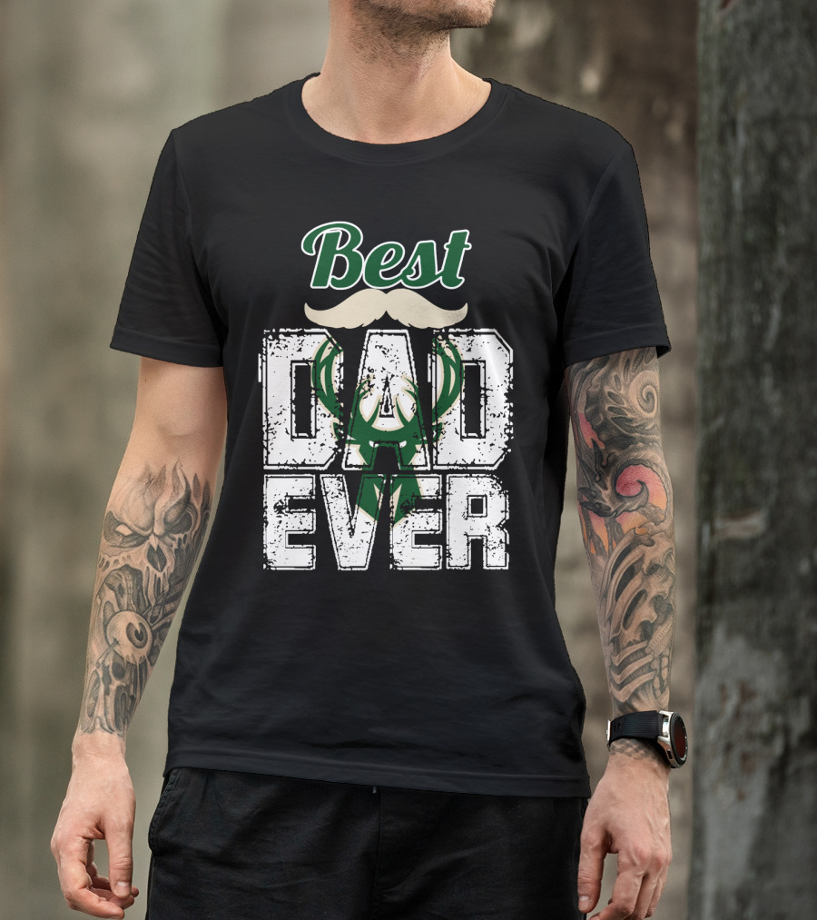 Best Dad Ever Bucks T-Shirt
