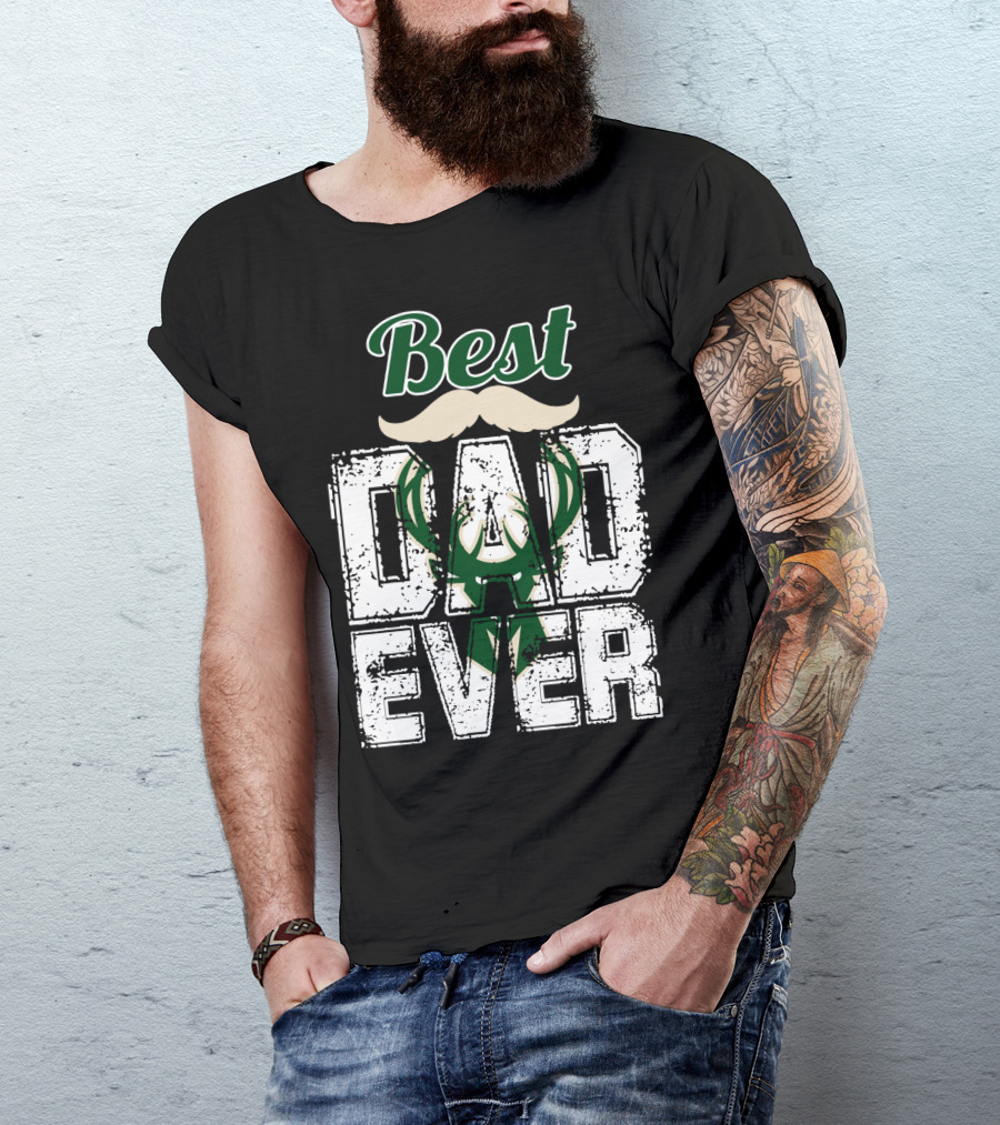 Best Dad Ever Bucks T-Shirt