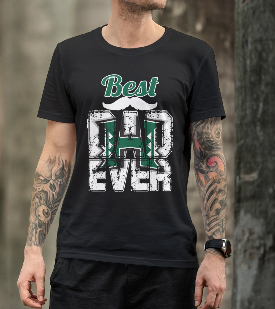 Best Dad Ever Hawaii Rainbow Warriors T-Shirt