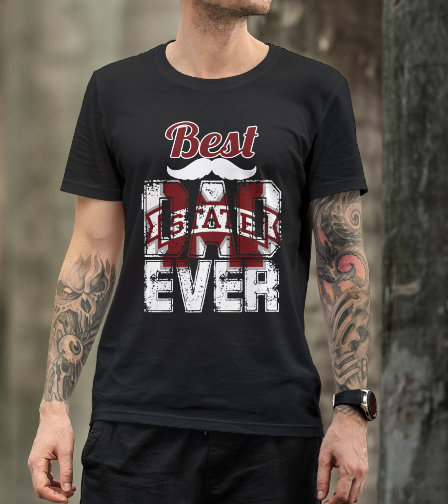 Best Mississippi State Bulldogs Dad Ever T-Shirt