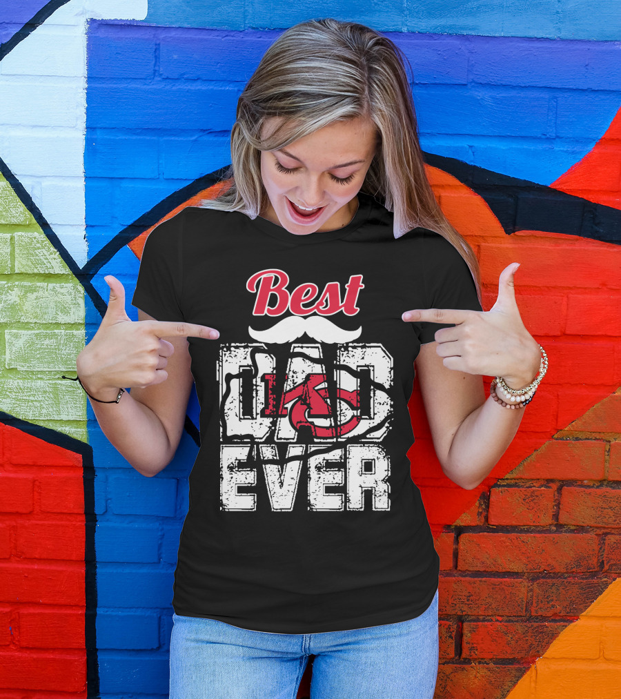 Best Dad Ever Chiefs T-Shirt