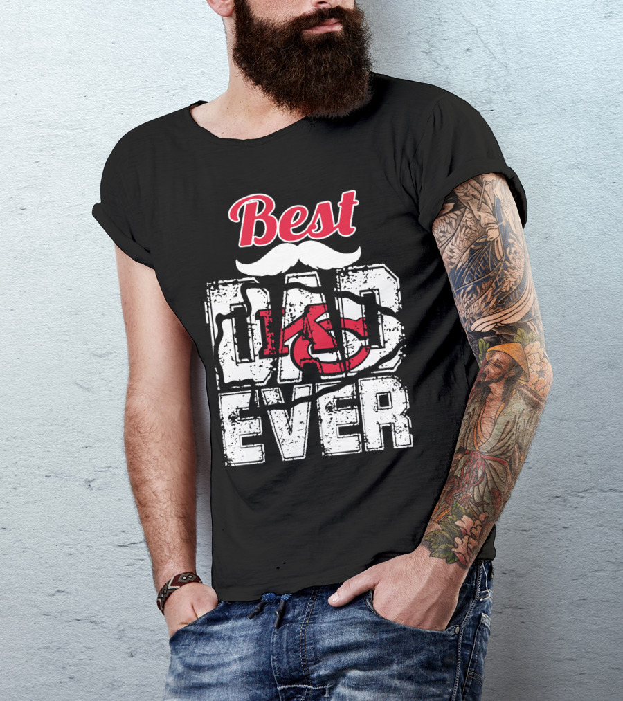 Best Dad Ever Chiefs T-Shirt