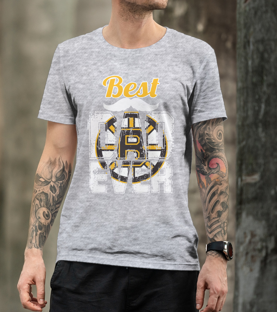 Best Dad Ever Bruins T-Shirt