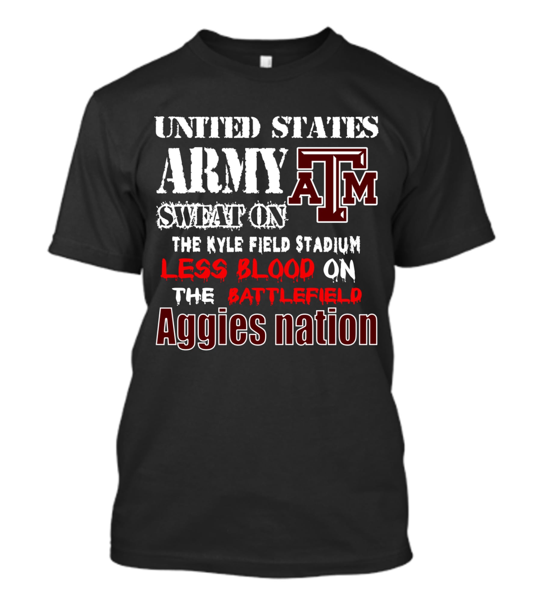United States Army Texas Am The Kyle Field Stadium Aggies Nation T-Shirt
