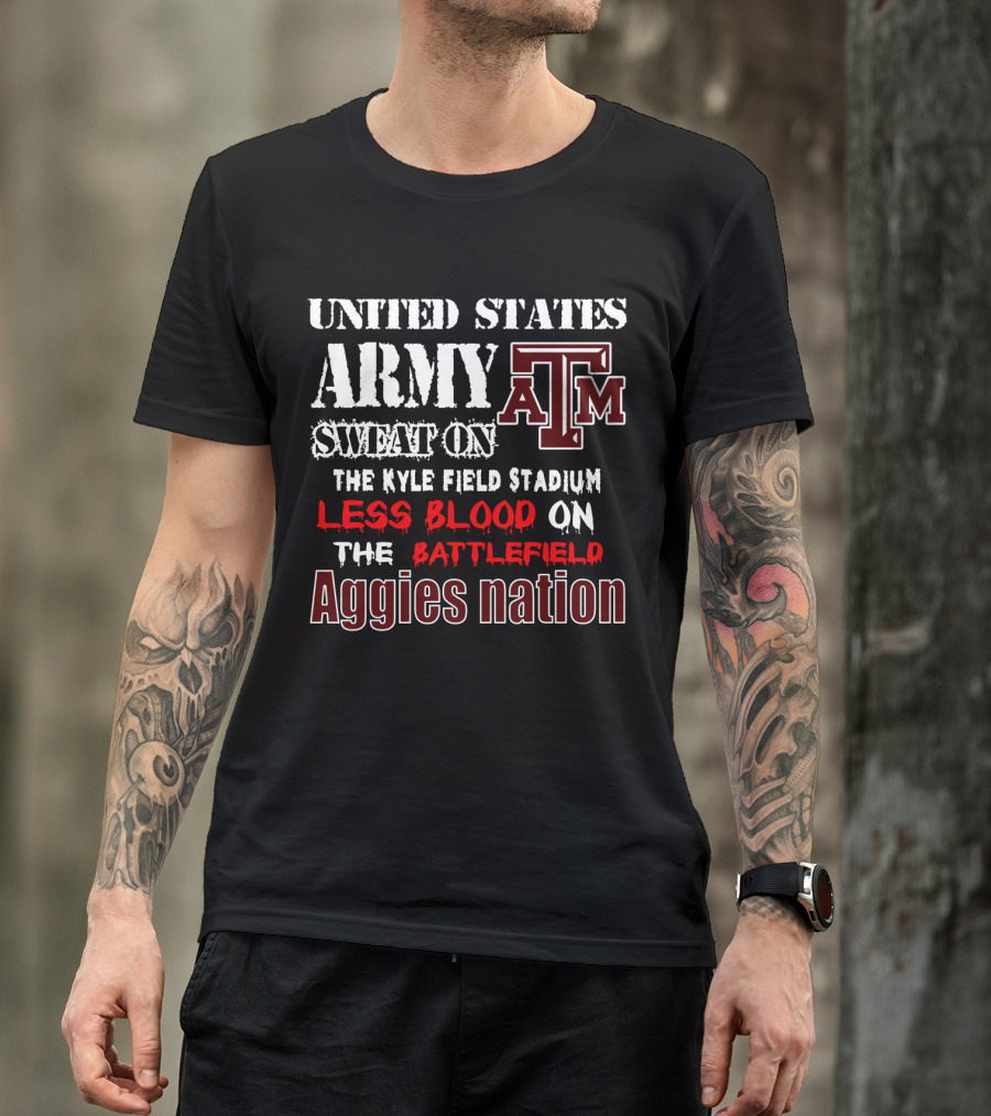 United States Army Texas Am The Kyle Field Stadium Aggies Nation T-Shirt