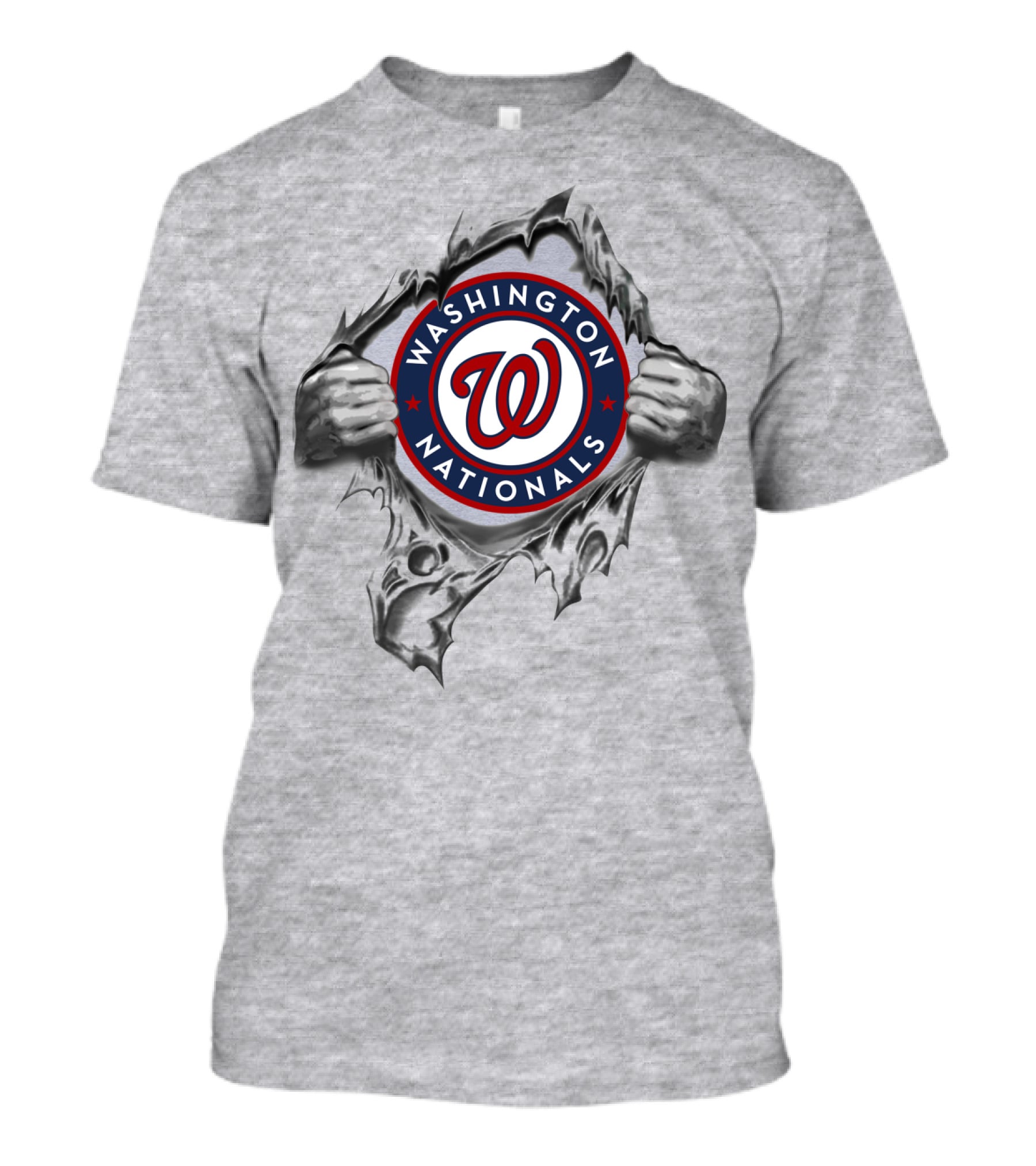 Washington Nationals Logo Breaking Through T-Shirt