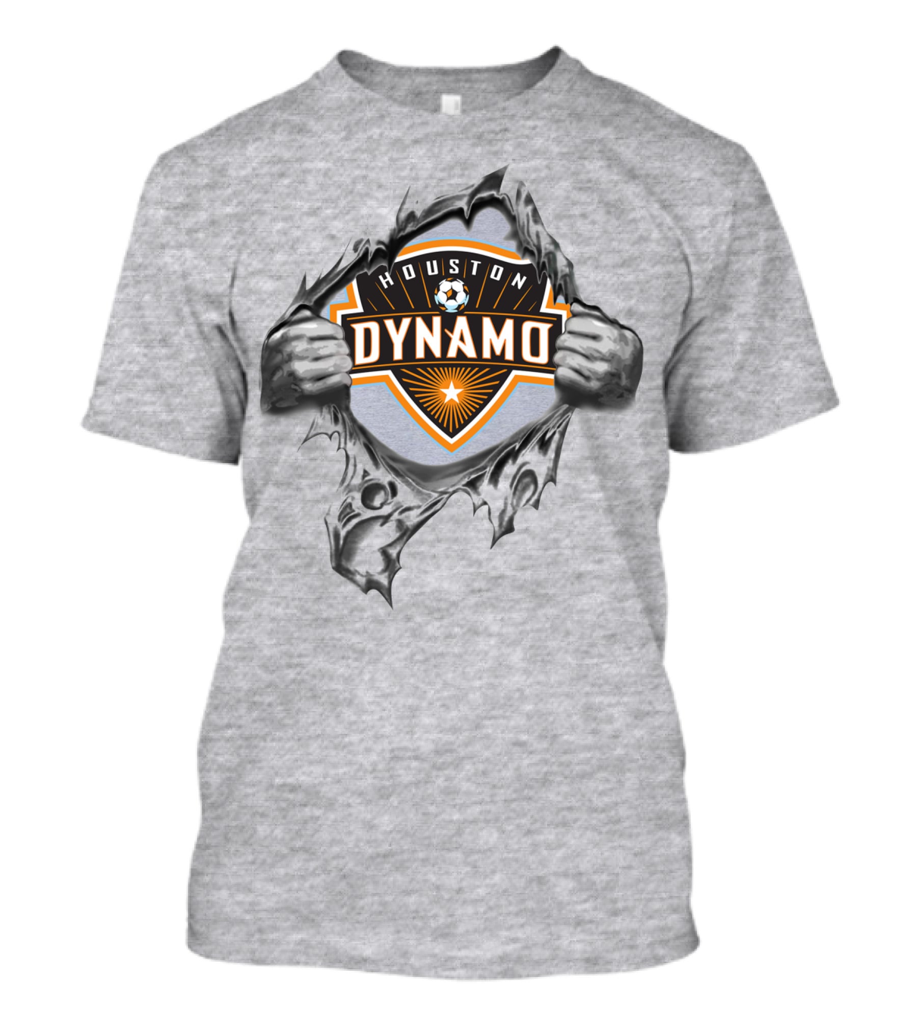 Houston Dynamo Soccer Shield Burst T-Shirt