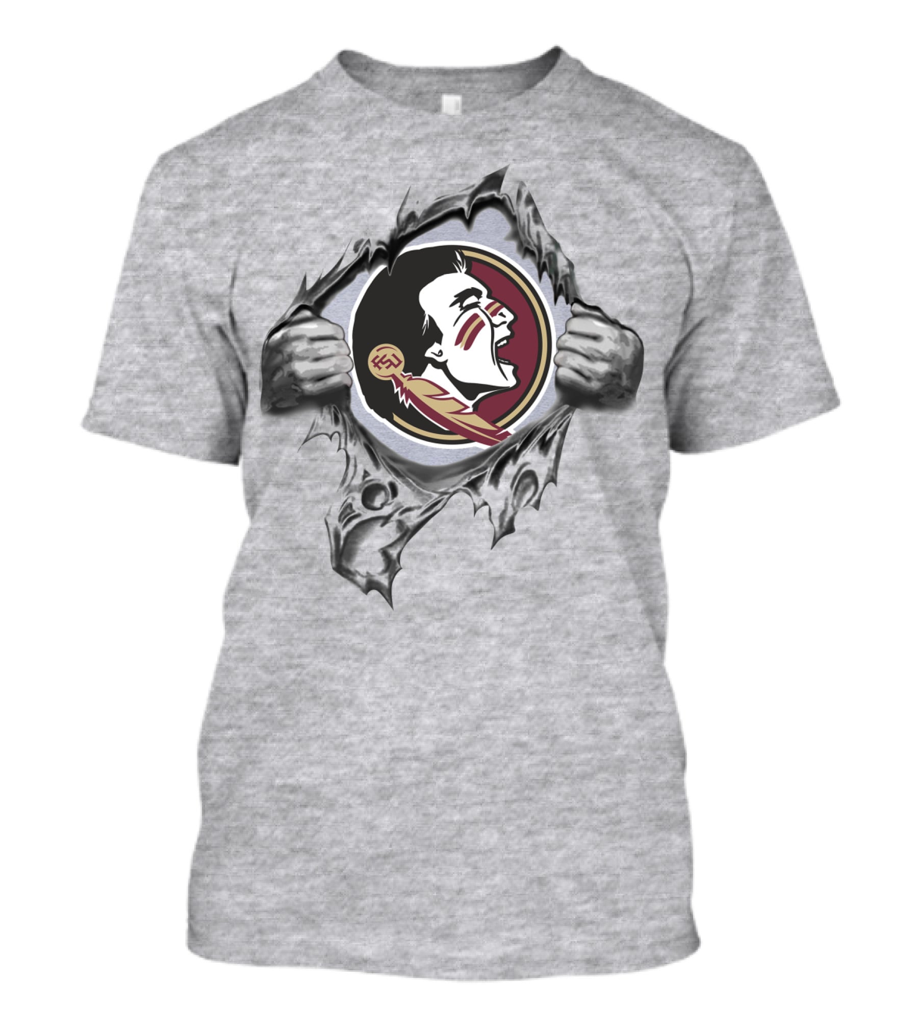 Florida State Seminoles Torn Fabric T-Shirt