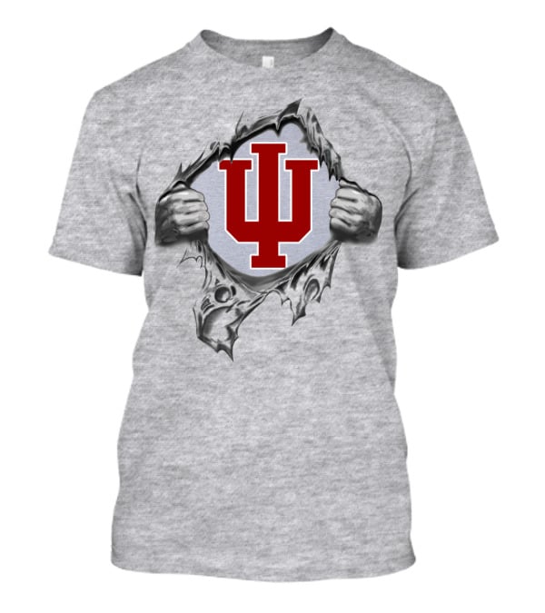 Indiana Hoosiers Athletic Logo Burst T-Shirt