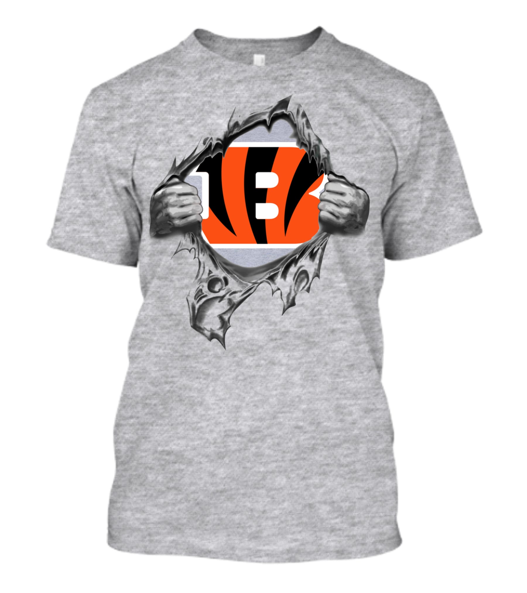 Cincinnati Bengals Logo Emerging From Darkness T-Shirt