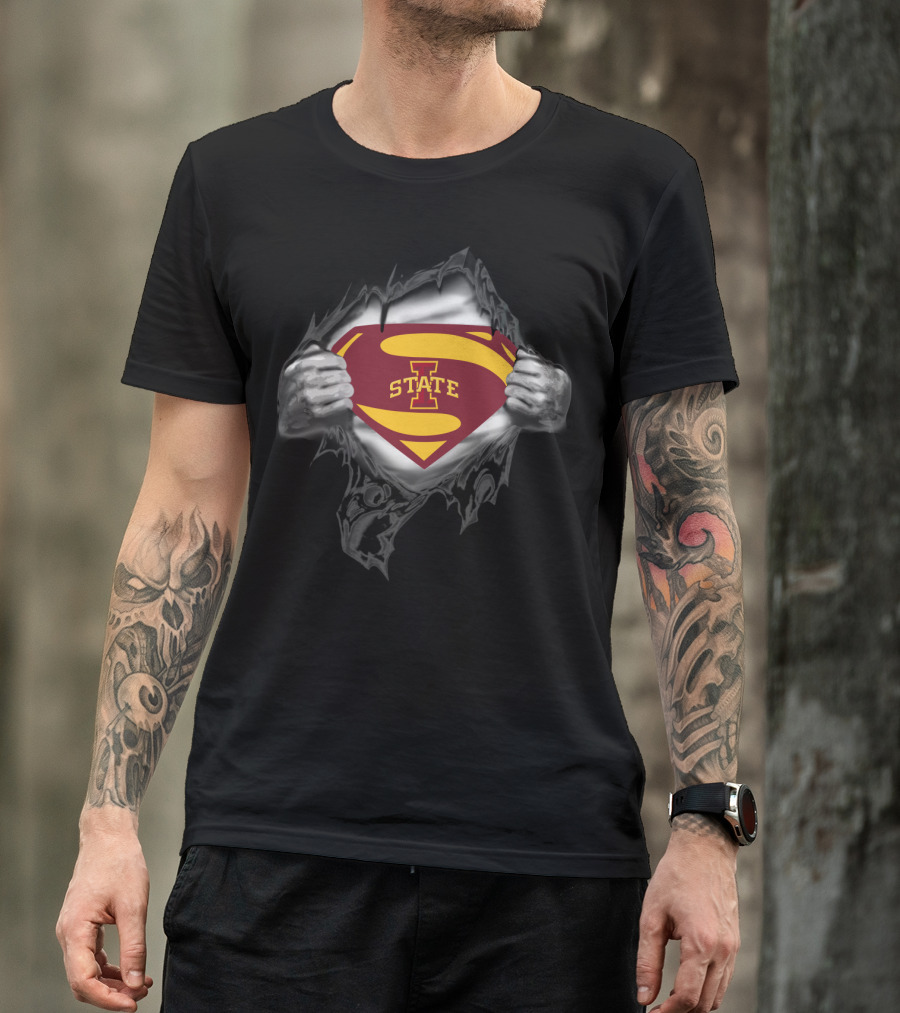 Iowa State Cyclones Superhero Logo Apparel 233 T-Shirt
