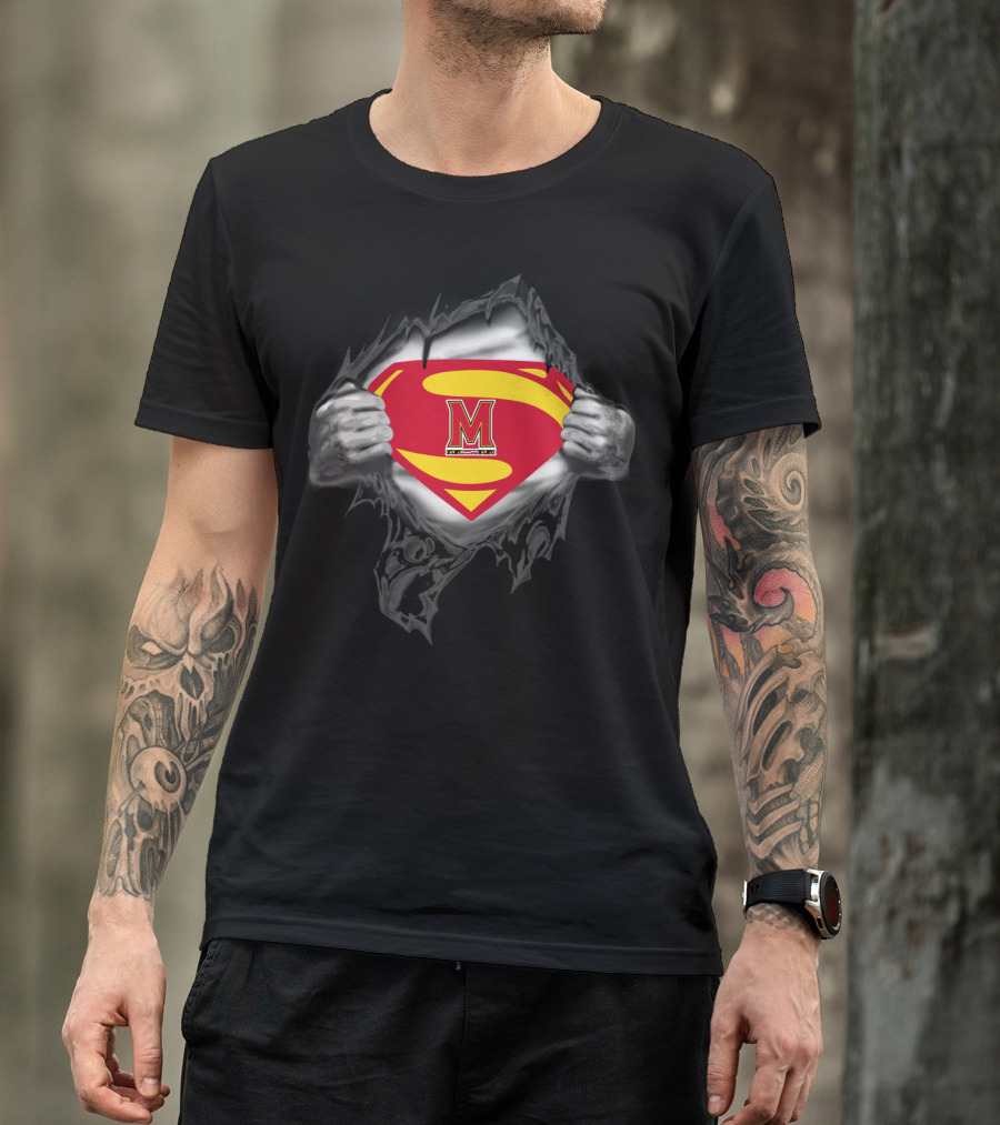 Superman Maryland Terrapins T-Shirt