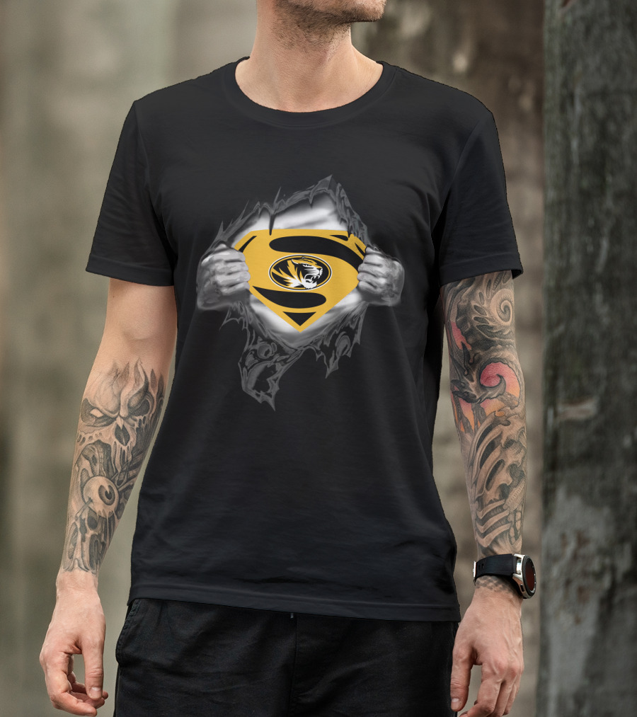 Missouri Tigers Logo Superhero T-Shirt