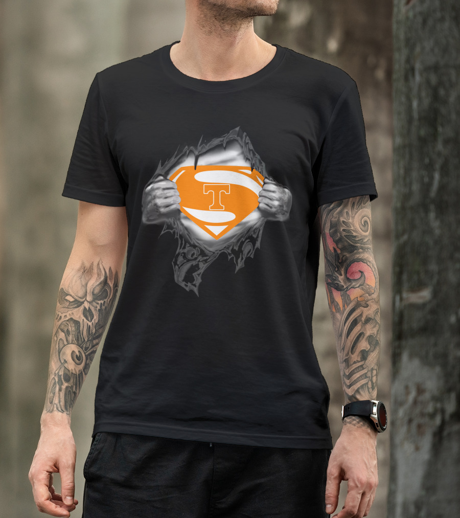 Tennessee Volunteers Superman Shield T-Shirt