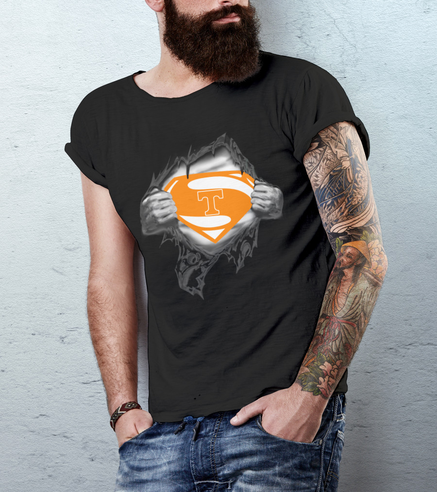 Tennessee Volunteers Superman Shield T-Shirt