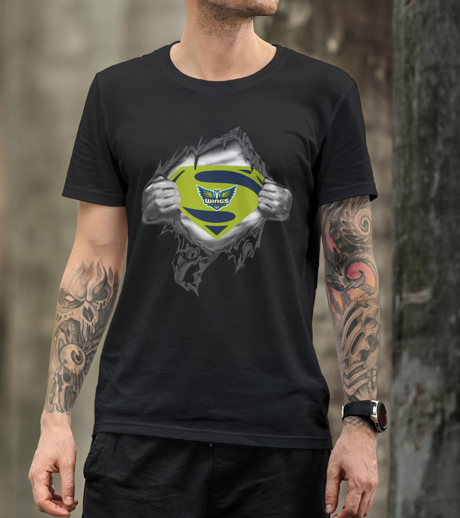 Dallas Wings Superman T-Shirt