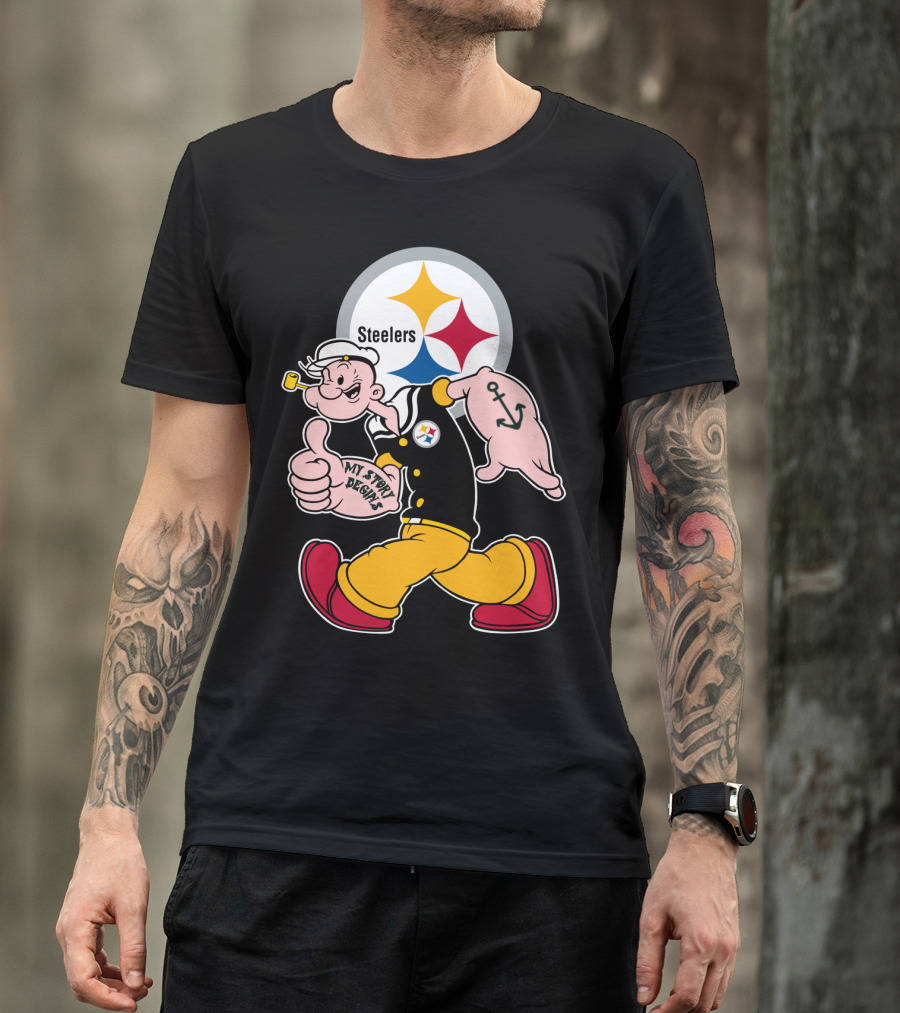 Pittsburgh Steelers My Story Begins Anchor T-Shirt